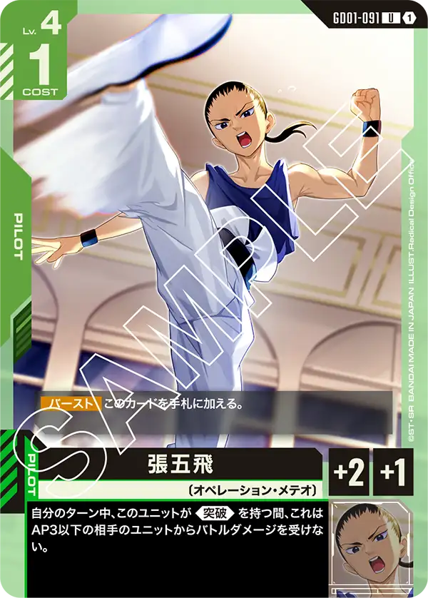 緑白の張五飛